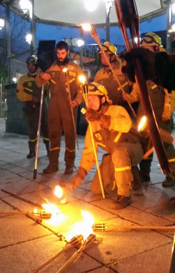 I Encuentro Nacional de Bomberos Forestales celebrado  en San Rafael y El Espinar (Segovia)