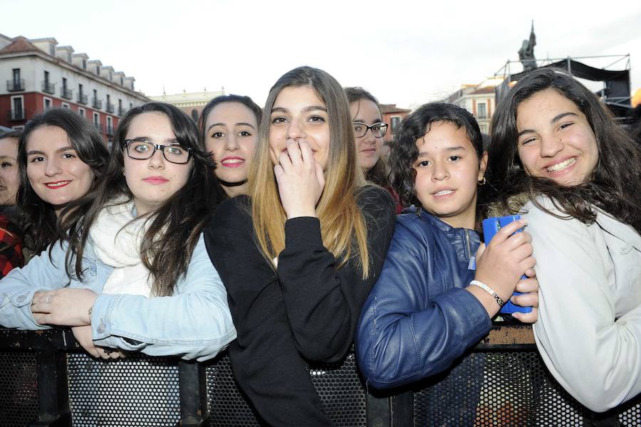 Abraham Mateo desata la pasión de sus fans vallisoletanas