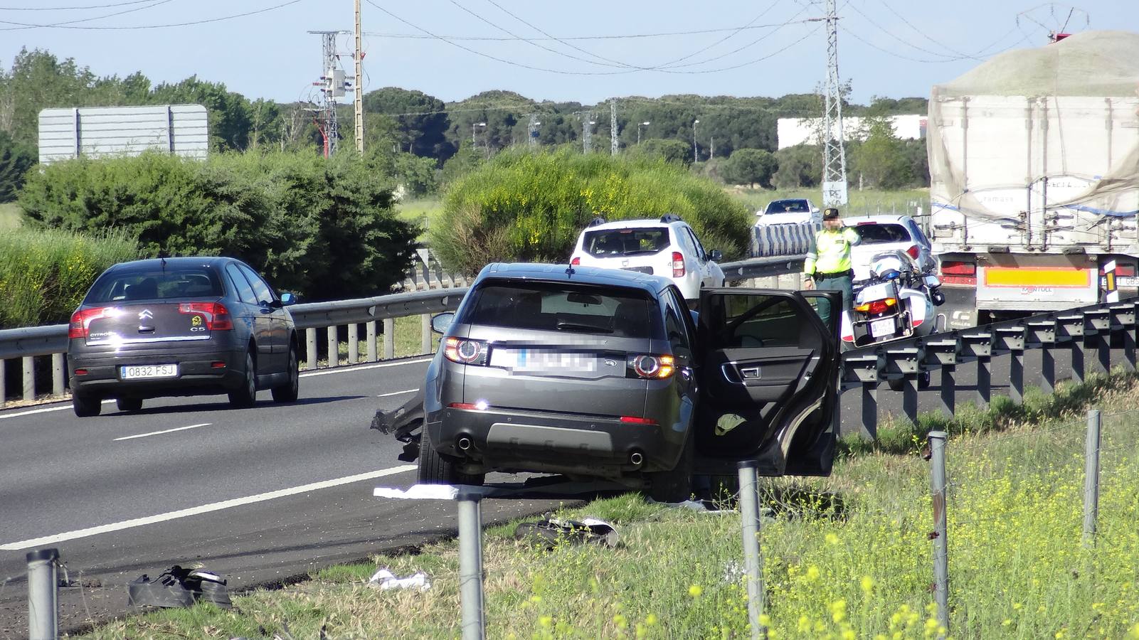 Muere un guardia civil en un accidente de tráfico en la A-62