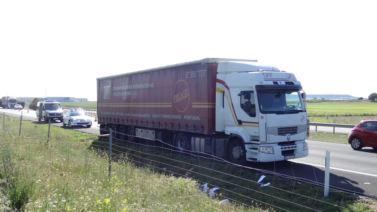 Muere un guardia civil en un accidente de tráfico en la A-62
