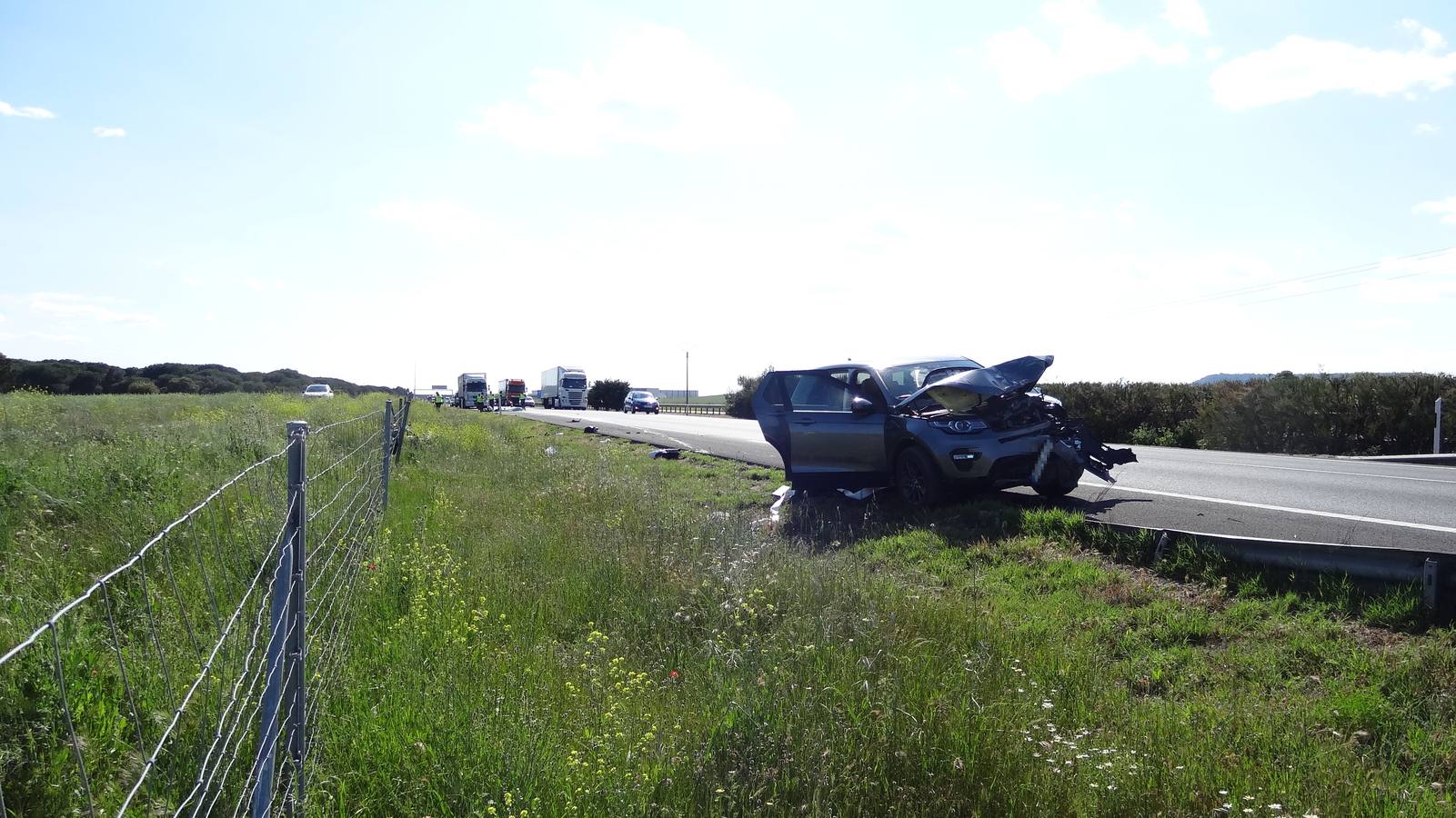 Muere un guardia civil en un accidente de tráfico en la A-62