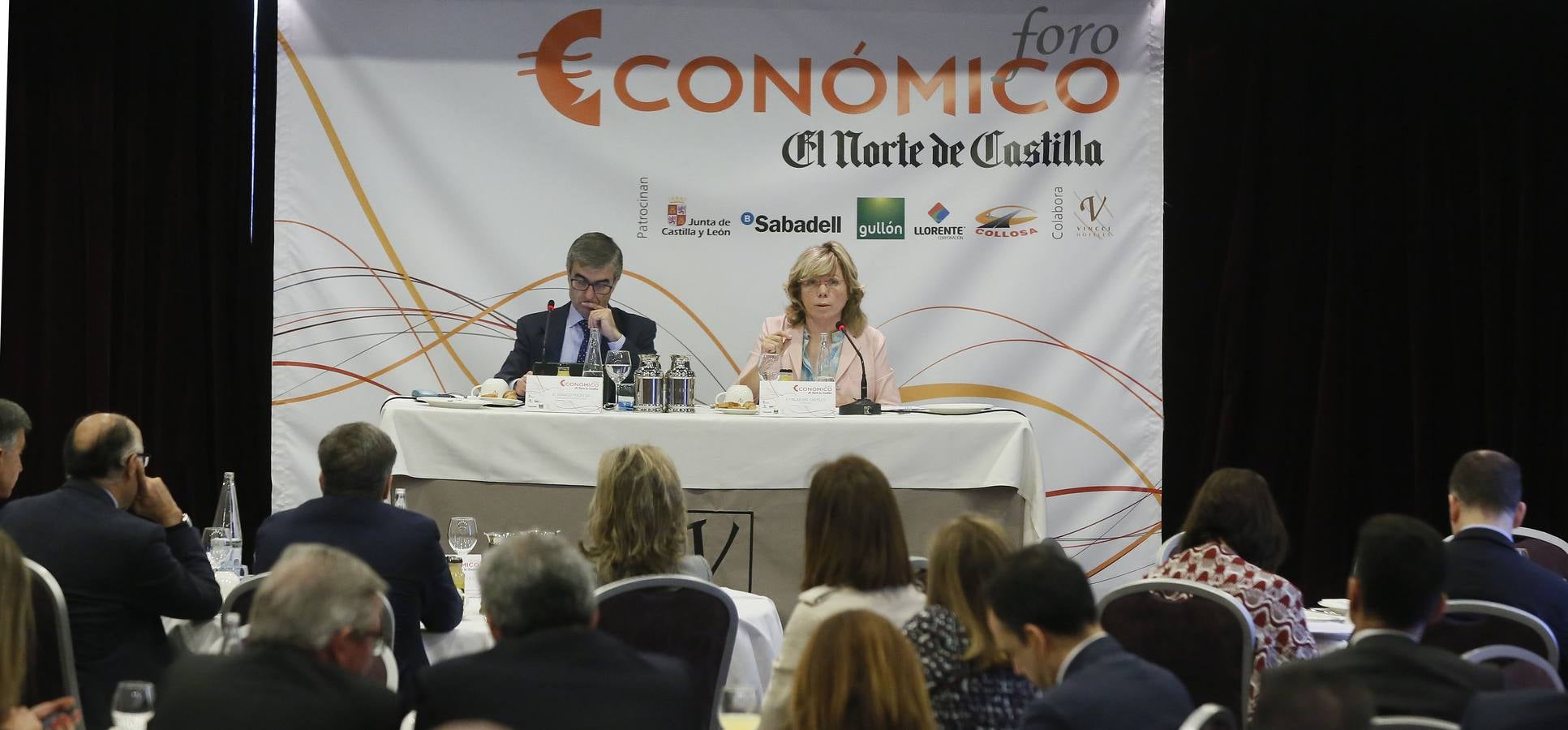 La exministra Pilar del Castillo, en el Foro Económico de El Norte