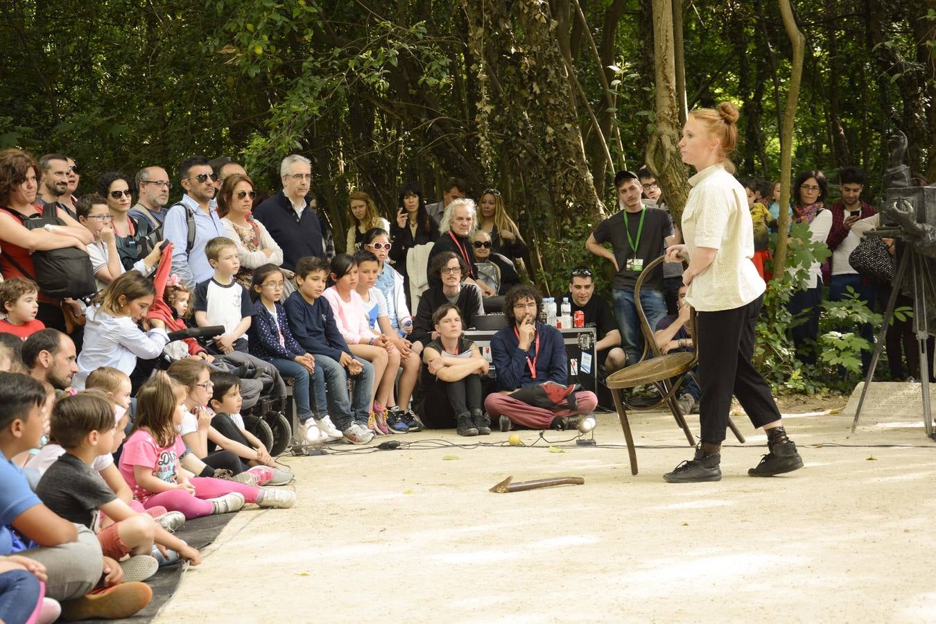 Actuación de Cirque Barbette en el Campo Grande.