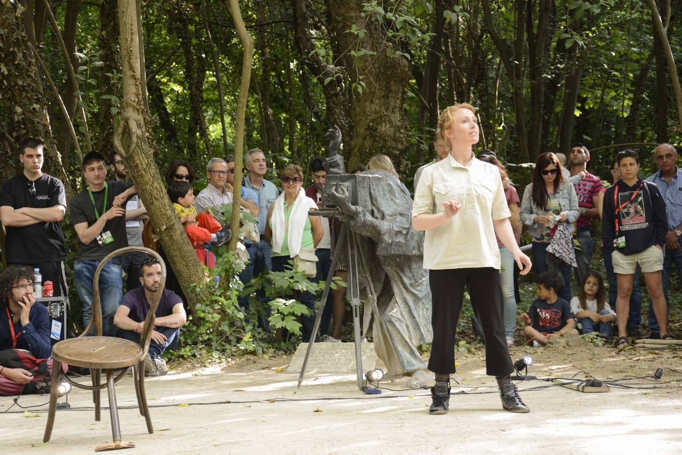 Actuación de Cirque Barbette en el Campo Grande.