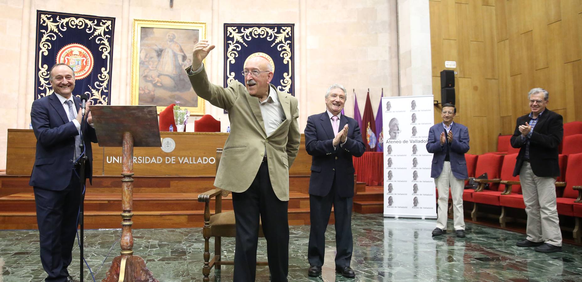 El Ateneo y la Universidad de Valladolid rinden homenaje al actor Juan Antonio Quintana