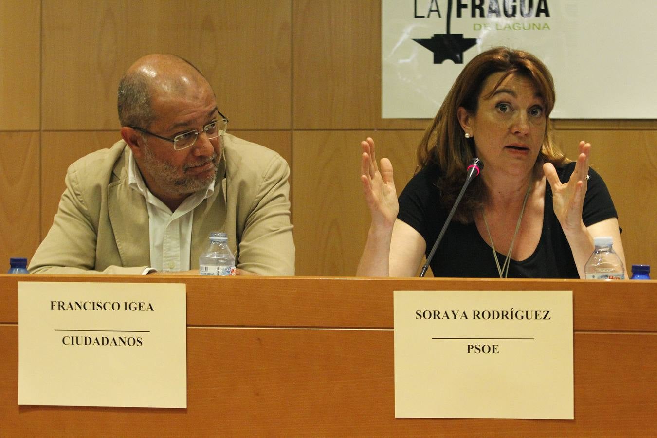 Los candidatos al Congreso por Valladolid participan en un debate en Laguna de Duero