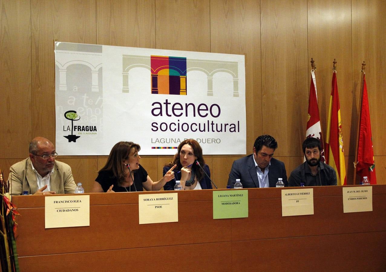 Los candidatos al Congreso por Valladolid participan en un debate en Laguna de Duero
