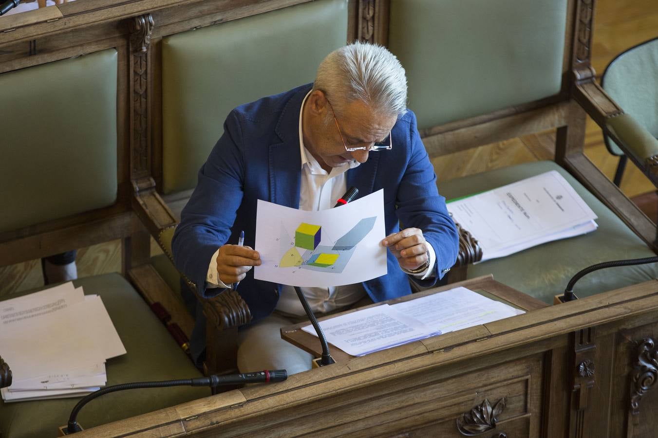Pleno en el Ayuntamiento de Valladolid