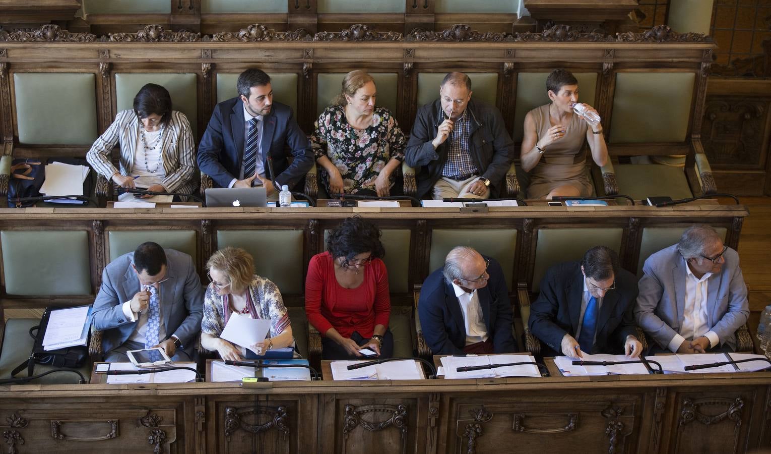 Pleno en el Ayuntamiento de Valladolid