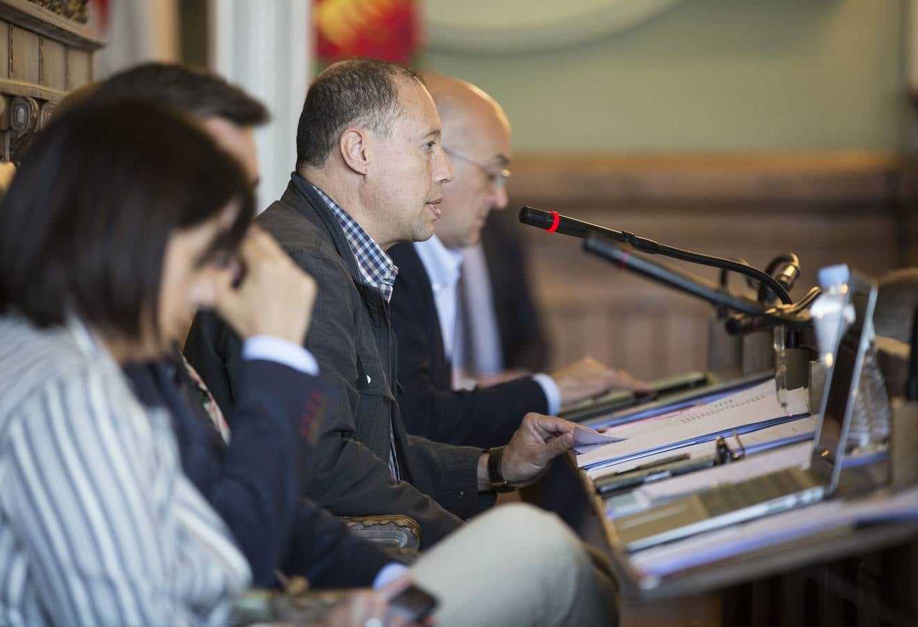 Pleno en el Ayuntamiento de Valladolid
