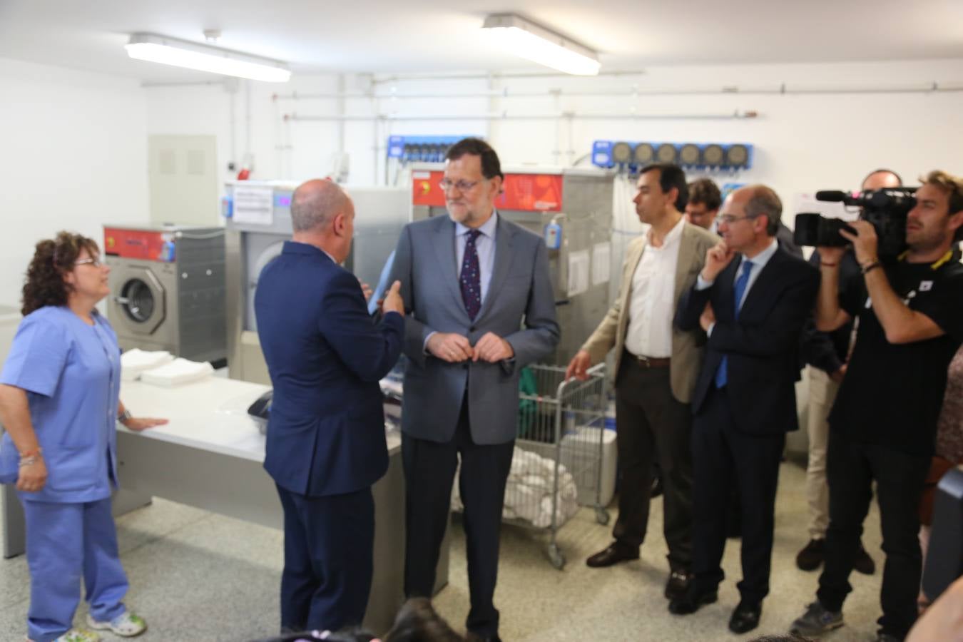 Mariano Rajoy visita la sede de Asprodes en Salamanca