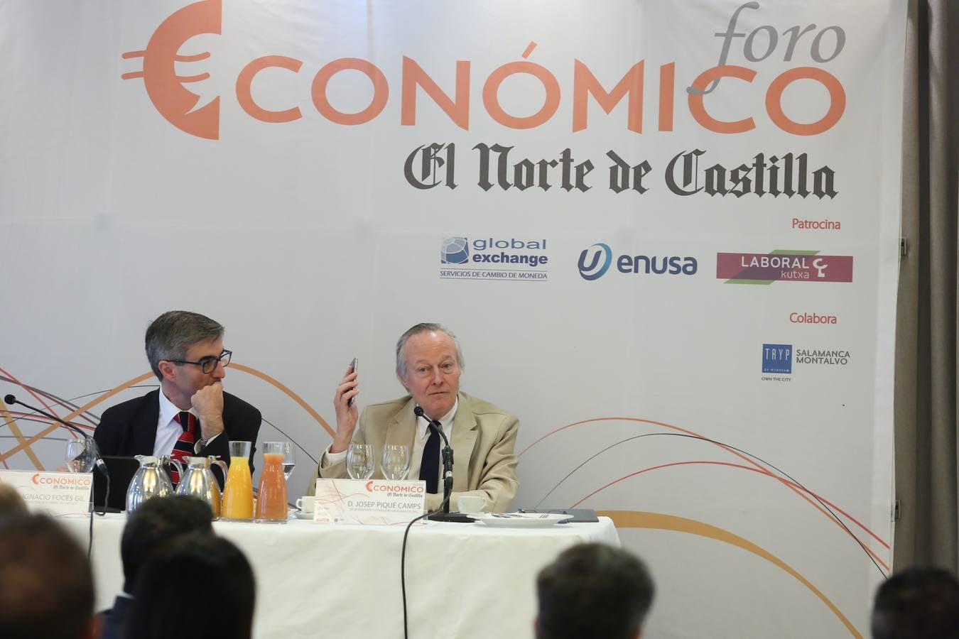 El exministro Josep Piqué en el Foro Económico de El Norte de Castilla en Salamanca