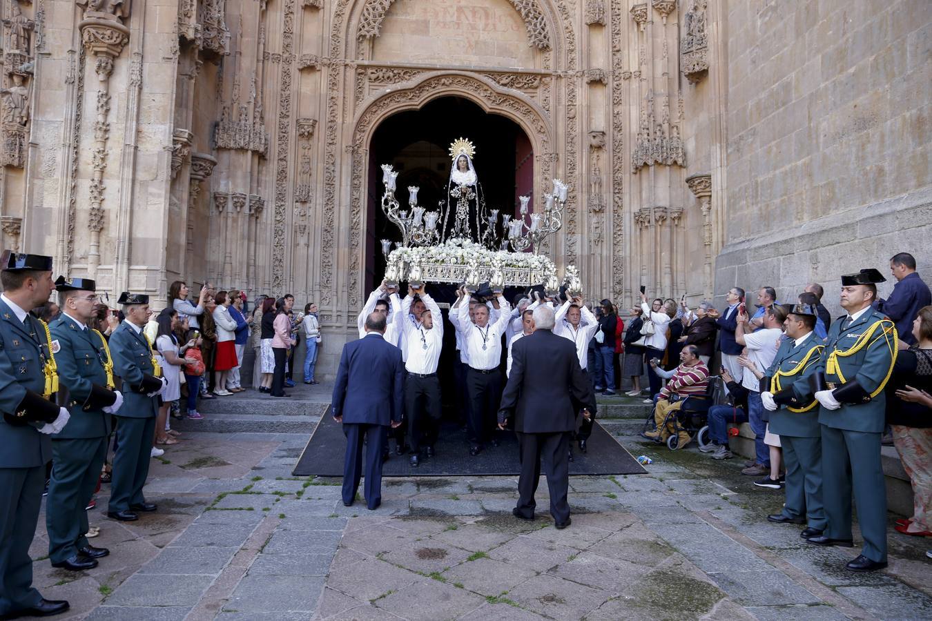 Procesión extraordinaria por el 75 aniversario de la Virgen de la Soledad