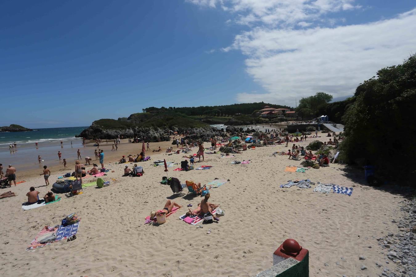 Playa de Palombina en Llanes.