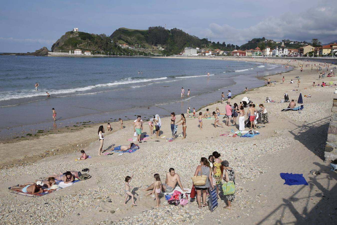 Playa de Santa Marina en Ribadesella.