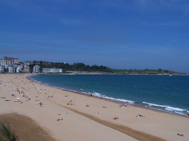 Playa del Sardinero en Santander.