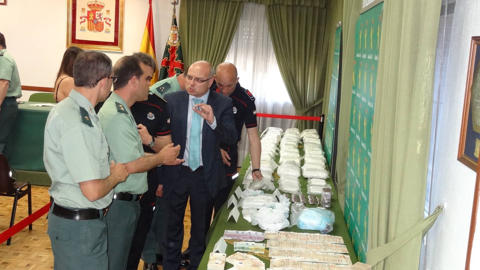 Material incautado en la mayor operación contra la distribución de drogas sintéticas en el noroeste de España