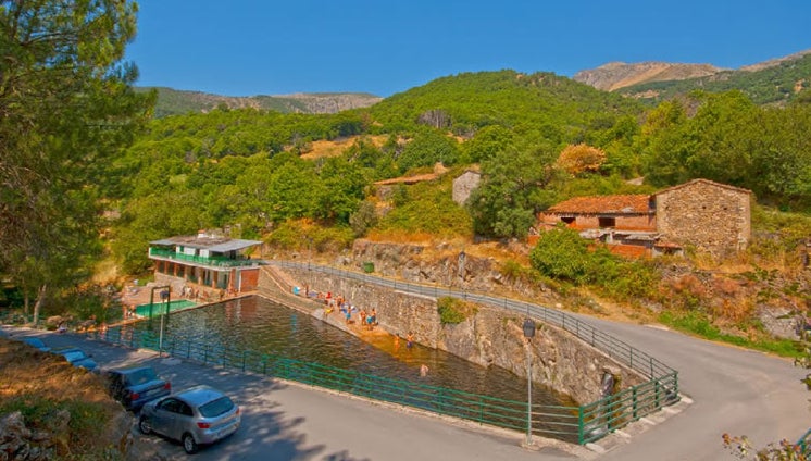 Piscina natural de Mijares (Ávila).