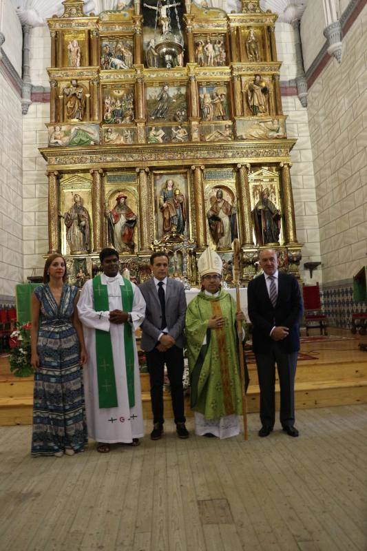 Renovado retablo mayor en Matapozuelos