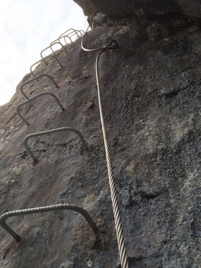 Puentes sobre el Cares en la via Ferrata