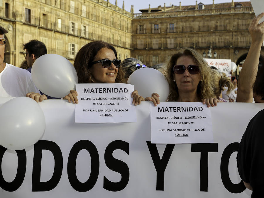 &#039;Marea Blanca&#039; por una Sanidad Pública Digna en Salamanca