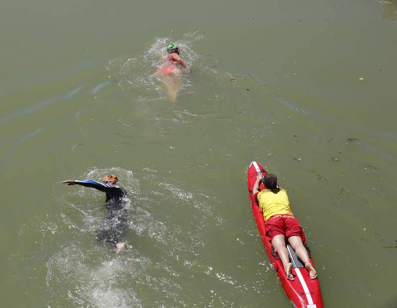 II Travesia a nado en el Canal de Castilla y Casas del Rey en Paredes de Nava