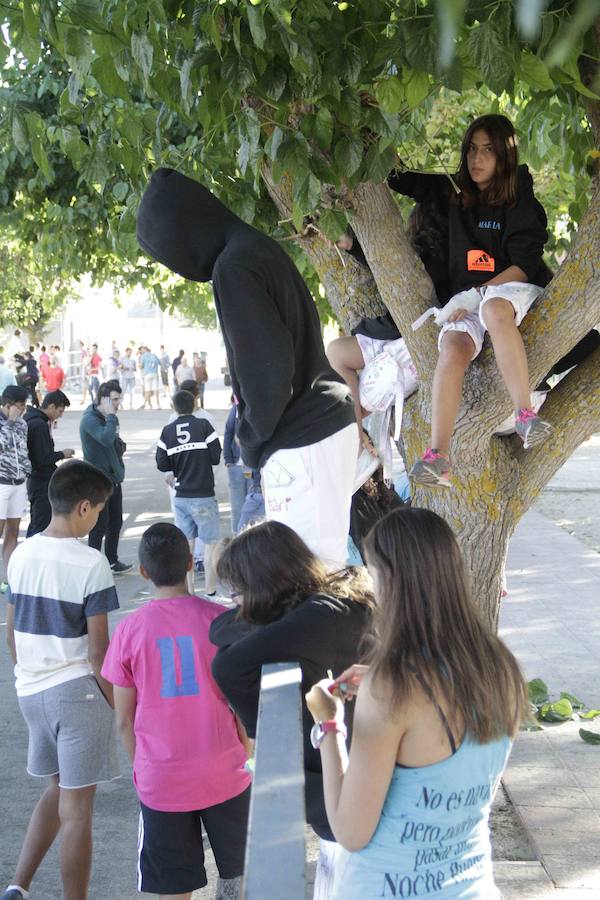 Capea y primer encierro en Campaspero