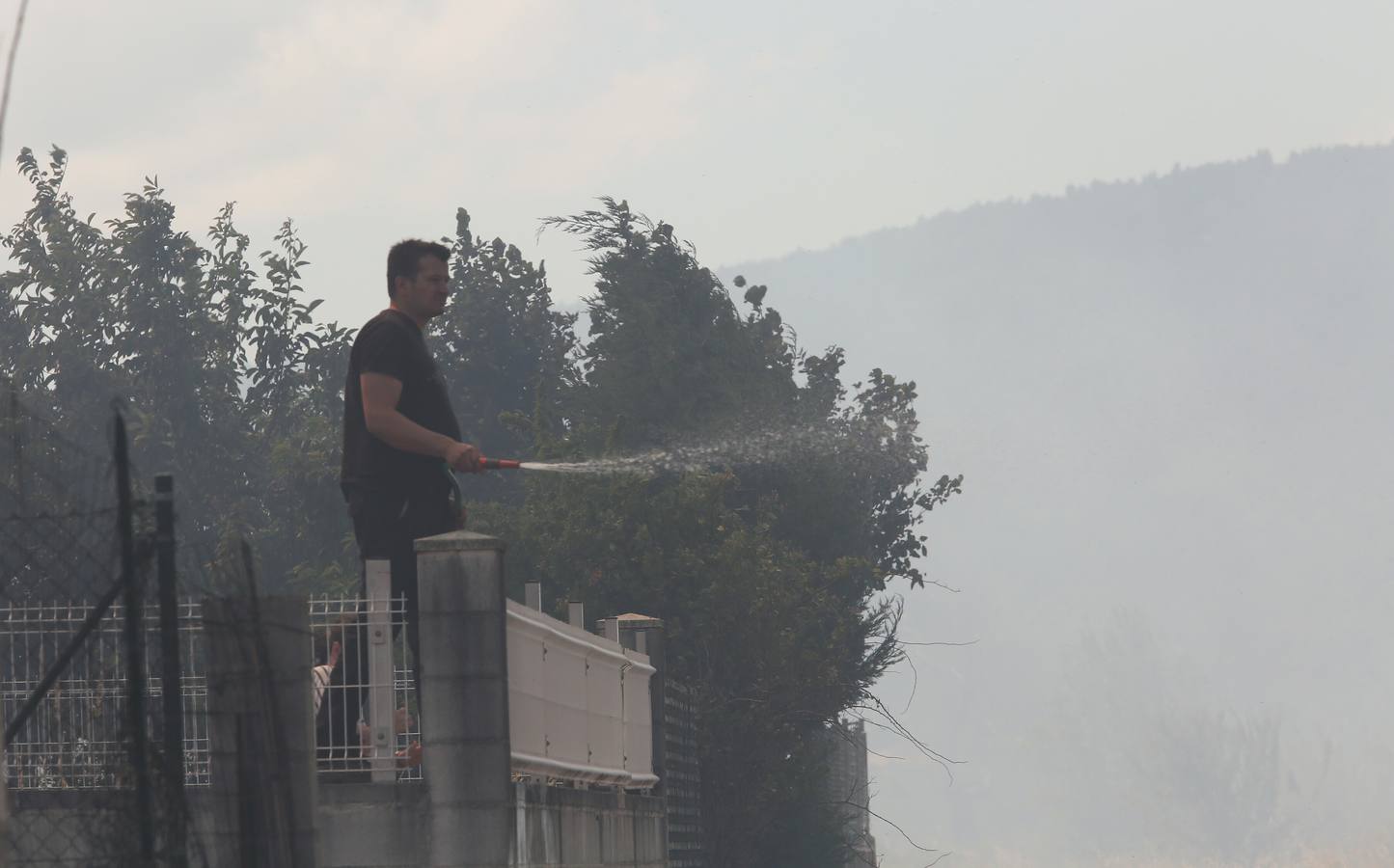 Incendio en la localidad leonesa de Fabero