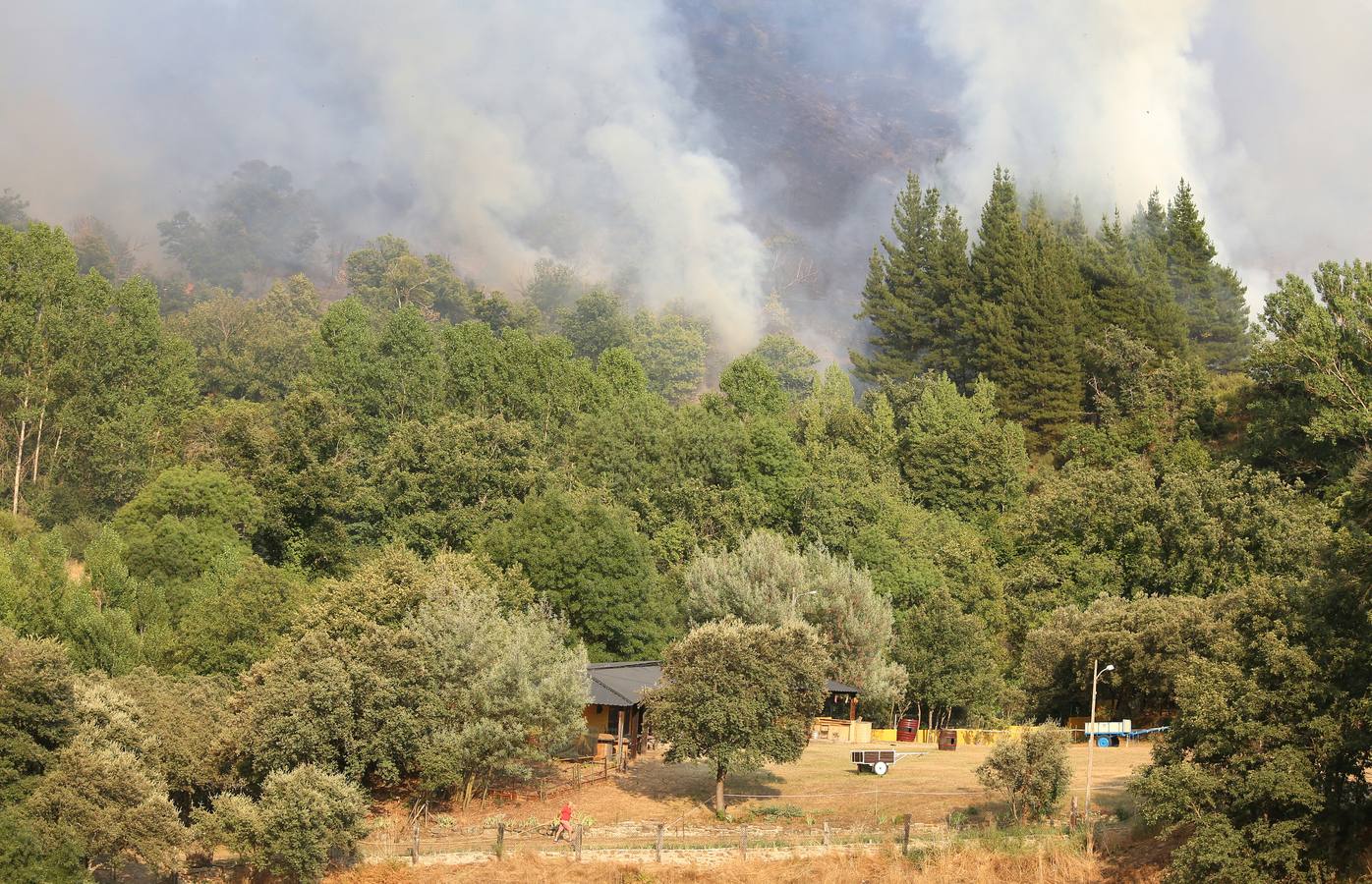 Incendio en la localidad leonesa de Toreno