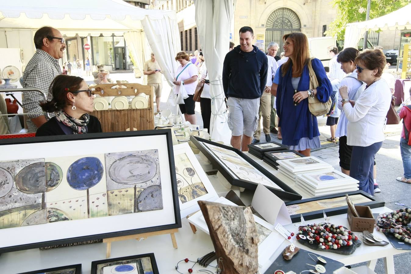 La plaza de Los Bandos de Salamanca acoge la XXVIII Feria del Barro