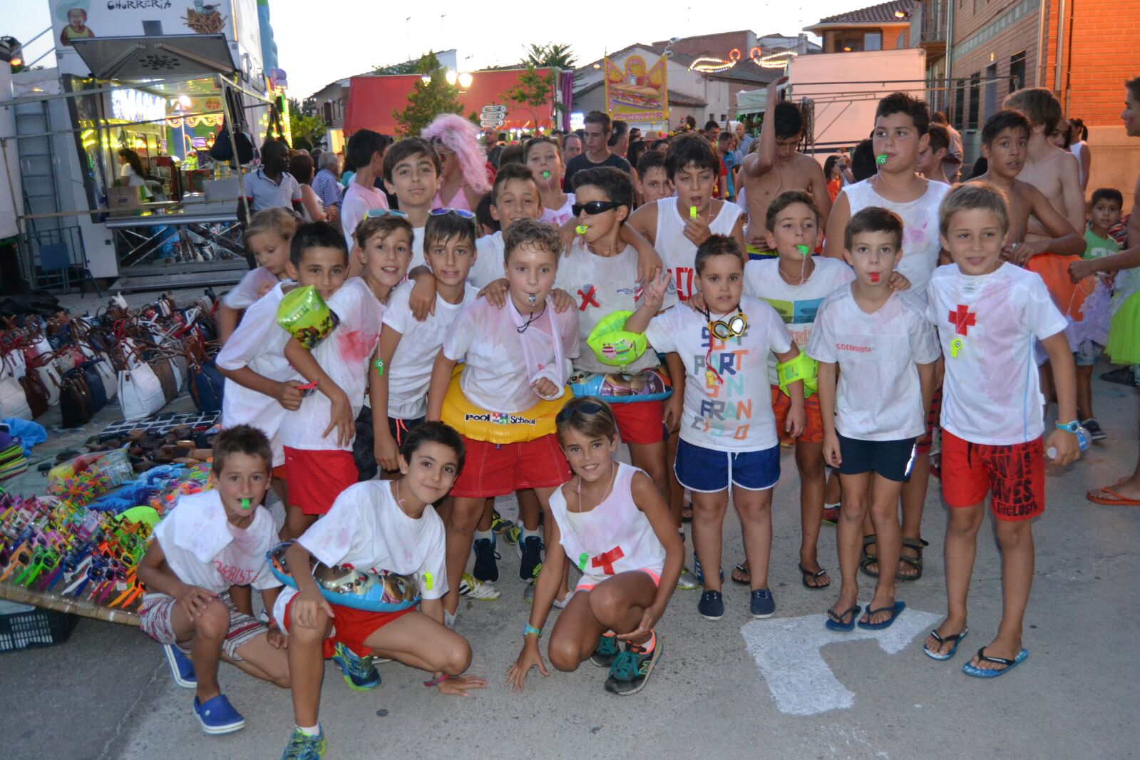 Inicio de las fiestas en la localidad salmantina de Macotera