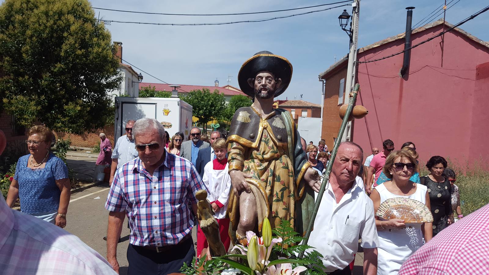 Procesión de San Roque en Monasterio de Vega.
