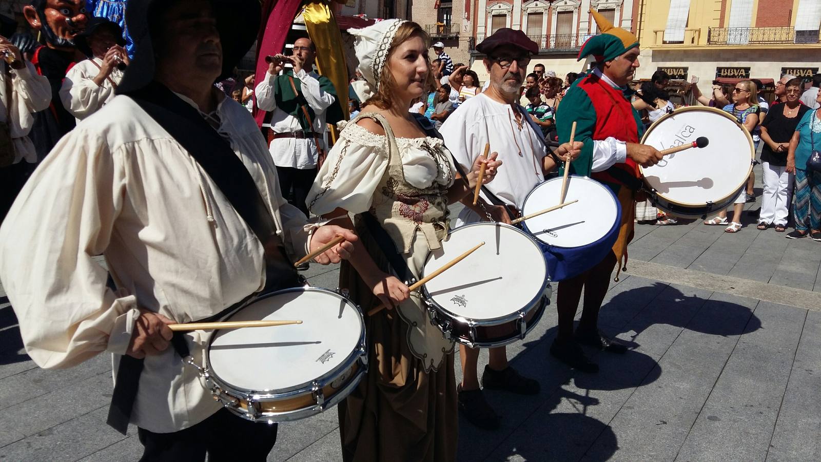 Sábado por la mañana en la Feria Renacentista de Medina del Campo (Valladolid)