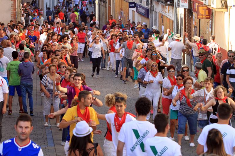Primer encierro en Cuellar (Segovia)