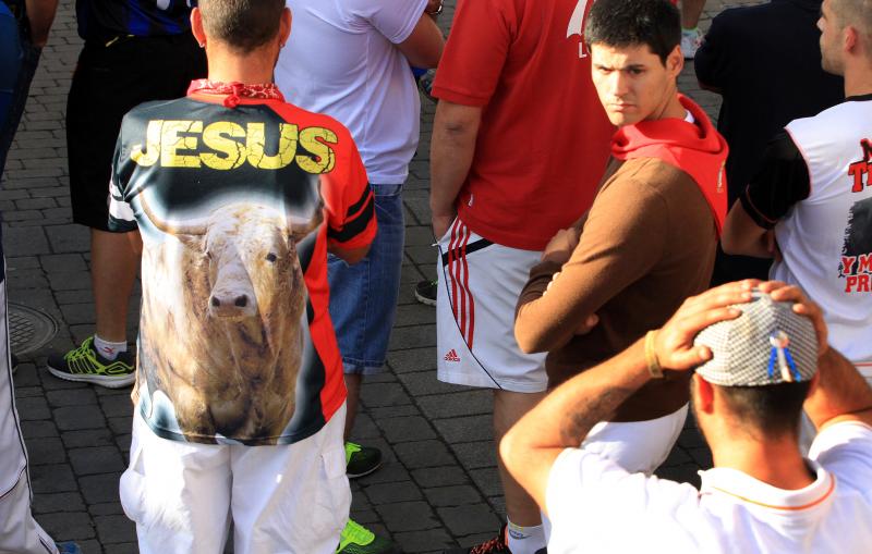 Primer encierro en Cuellar (Segovia)