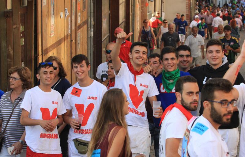 Primer encierro en Cuellar (Segovia)