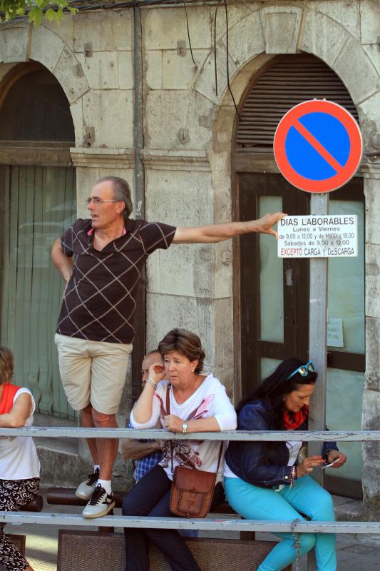 Primer encierro en Cuellar (Segovia)