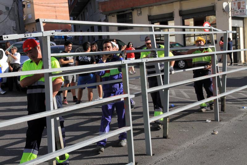 Primer encierro en Cuellar (Segovia)