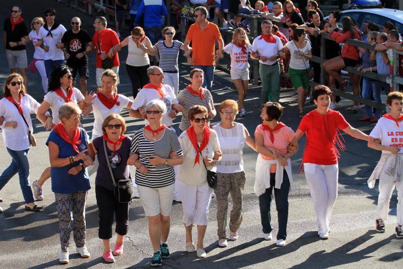 Segundo encierro en las fiestas de Cuellar