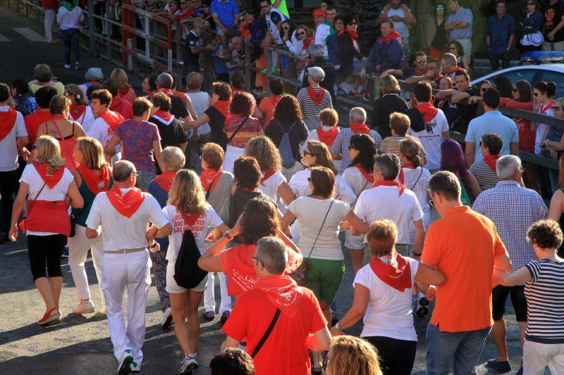 Segundo encierro en las fiestas de Cuellar