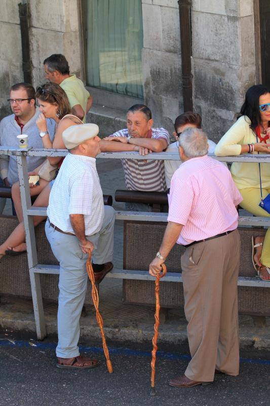 Segundo encierro en las fiestas de Cuellar