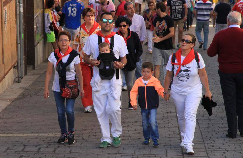 Segundo encierro en las fiestas de Cuellar