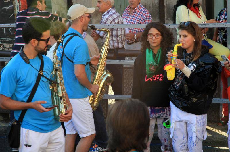 Segundo encierro en las fiestas de Cuellar