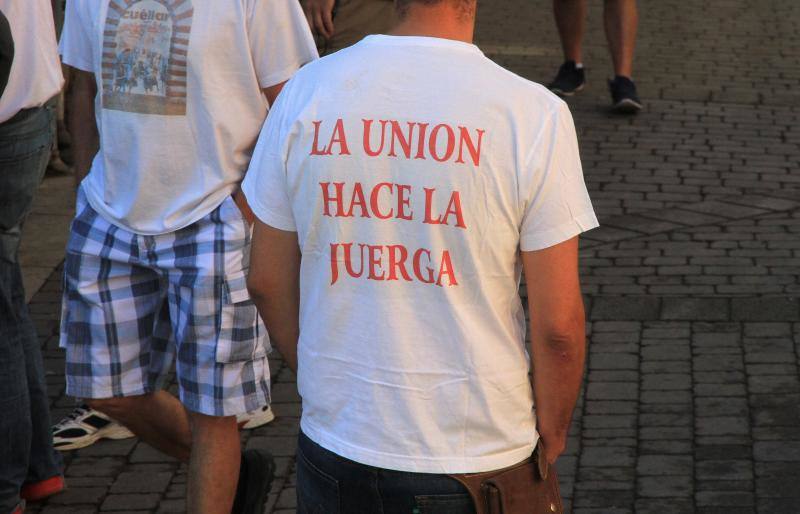 Tercer encierro en las fiestas de la Virgen del Rosario en Cuéllar