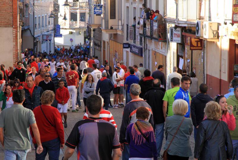 Tercer encierro en las fiestas de la Virgen del Rosario en Cuéllar