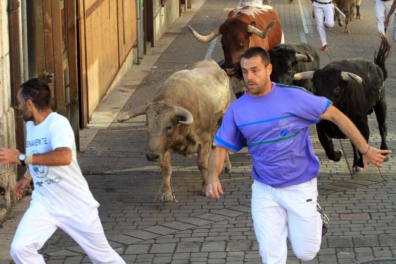 Tercer encierro en las fiestas de la Virgen del Rosario en Cuéllar