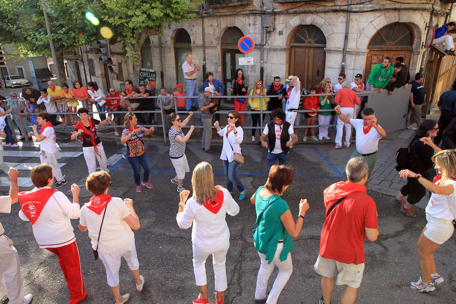 Cuarto encierro en las fiestas de Cuéllar