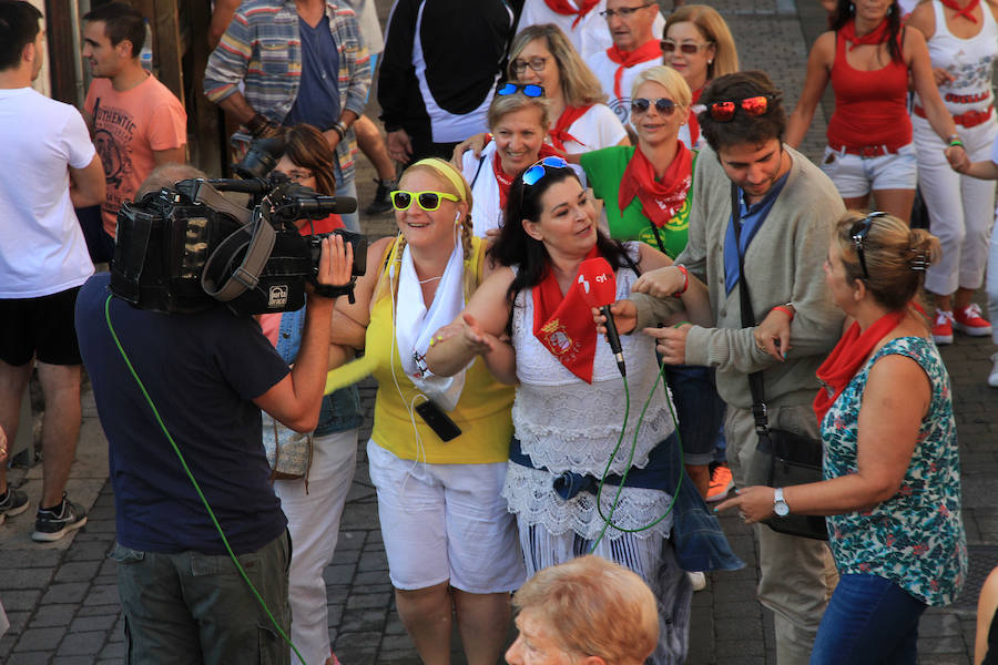Quinto encierro en las fiestas de Cuéllar