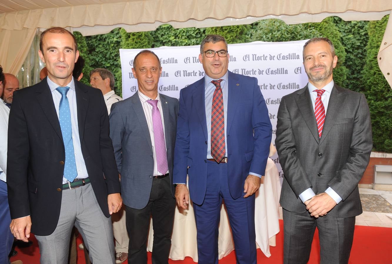 Los directivos de Carrefour Jesús Cuadrado, Enrique Vaquero, Gabriel García y Marcos Gómez.