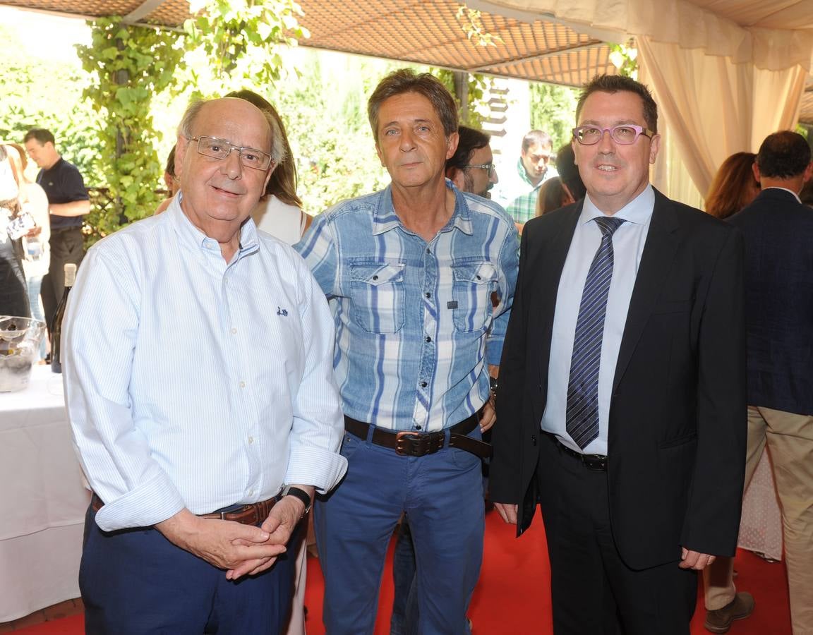 El empresario Pedro Muñoz (Justo Muñoz), José María Reguero (CHM Publicidad) y Rafael Santiago (Inmobiliaria Algom).
